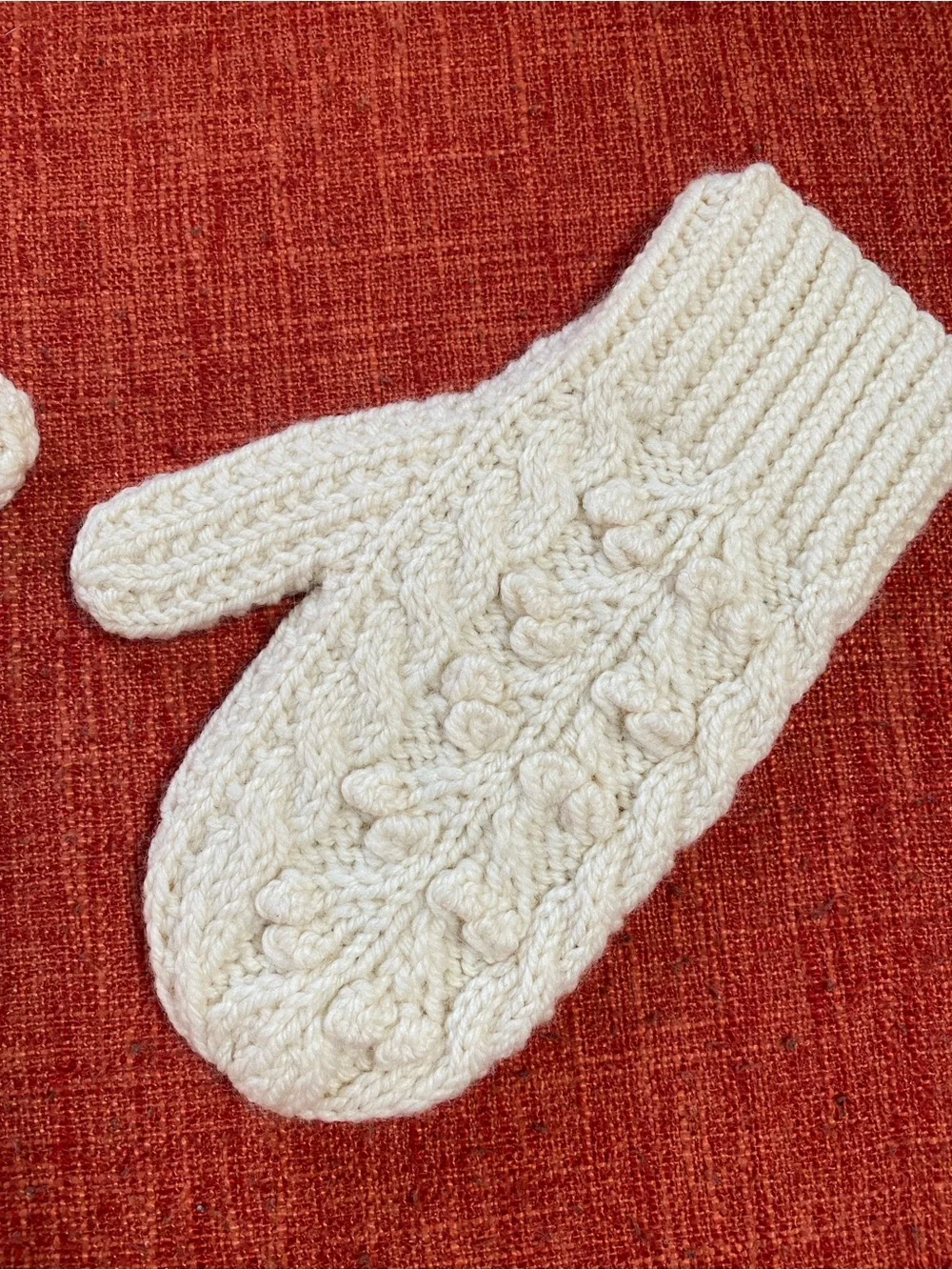 Carraigdonn Carraig Donn Hand Knit Aran Merino Wool Ireland Winter Mittens